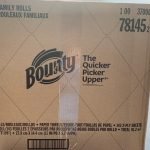 Bounty Quick-Size Paper Towels, White, 16 Family Rolls = 40 Regular Rolls (Packaging May Vary)